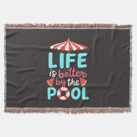 Am Pool ist das Leben besser Decke (Vorderseite)