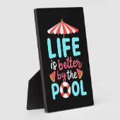 Am Pool ist das Leben besser Fotoplatte (Seite)