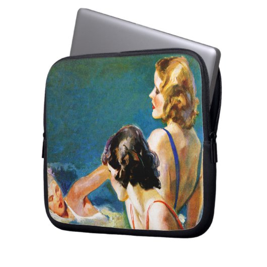 Am Pool Laptopschutzhülle (Vorderseite Links)