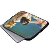 Am Pool Laptopschutzhülle (Vorne Knopf)