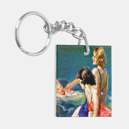 Am Pool Schlüsselanhänger (Vorderseite links)