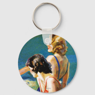 Am Pool Schlüsselanhänger