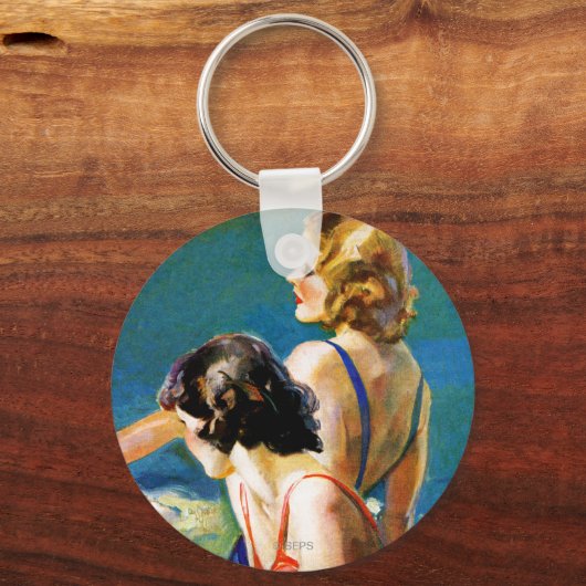 Am Pool Schlüsselanhänger (Vorderseite)