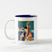 Am Pool Zweifarbige Tasse (Links)