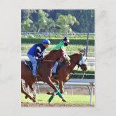 Am Races Postcard Postkarte (Vorderseite)