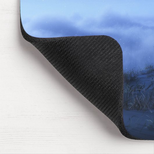 Am Rand der Welt (Winter) Mousepad (Ecke)