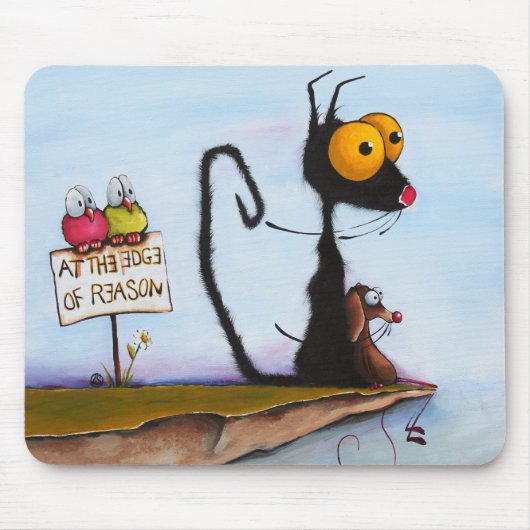 Am Rand des Grundes Mousepad (Vorne)