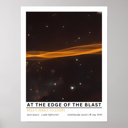Am Rande der Explosion Weltraum Bildung Poster (Vorne)