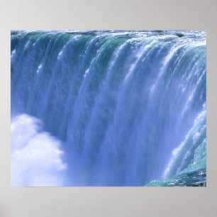 Am Rande der mächtigen Niagara-Fälle, New York Poster