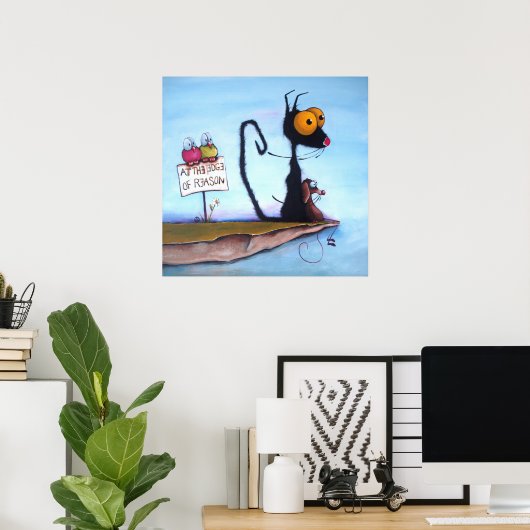 Am Rande der Vernunft Poster (Heimbüro)