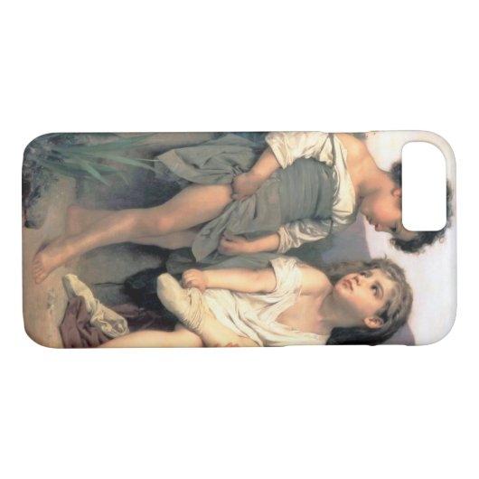 Am Rande des Baches, Bouguereau Case-Mate iPhone Hülle (Rückseite (Horizontal))