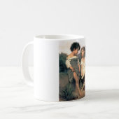Am Rande des Baches, Bouguereau Kaffeetasse (Vorderseite Links)