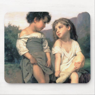 Am Rande des Baches, Bouguereau Mousepad