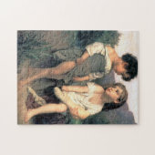 Am Rande des Baches, Bouguereau Puzzle (Horizontal)