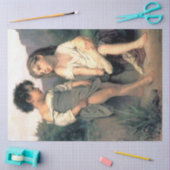 Am Rande des Baches, Bouguereau Seidenpapier (Basteln)