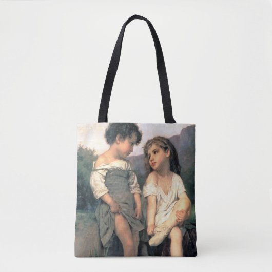 Am Rande des Baches, Bouguereau Tasche (Vorderseite)