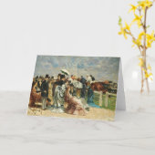 Am Rande des Rennens | Louis Abel-Truchet Karte (Gelbe Blume)