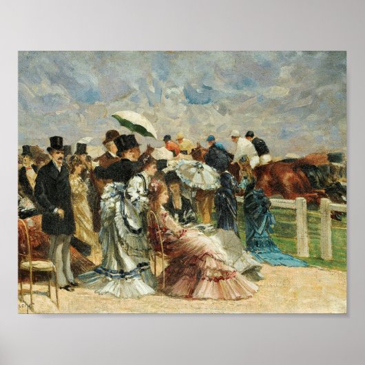 Am Rande des Rennens | Louis Abel-Truchet Poster (Vorne)