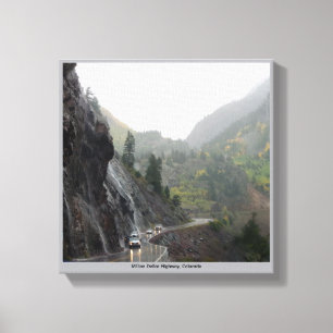 Am Rande - Million Dollar Highway Colorado Leinwanddruck