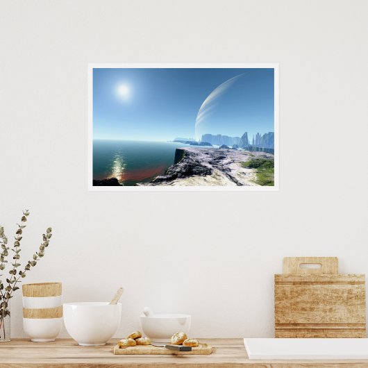 Am Rande von Fresia Poster (Küche)