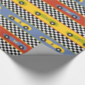 Am Rennen-Packpapier Geschenkpapier (Ecke)