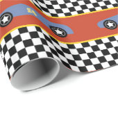 Am Rennen-Packpapier Geschenkpapier (Rolleneckpunkt)