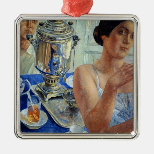 Am Samovar 1926 Ornament Aus Metall (Vorne)