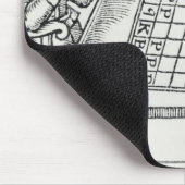 Am Schach-Brett Mousepad (Ecke)