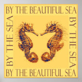 Am schönen Seepferd - gelb Poster (Vorne)