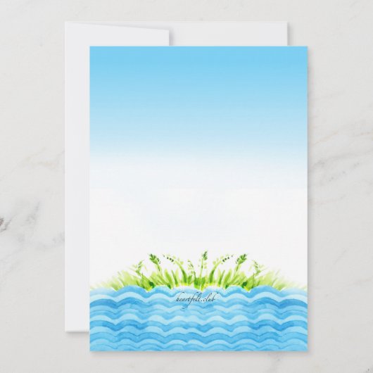 Am See Einladung (Rückseite)