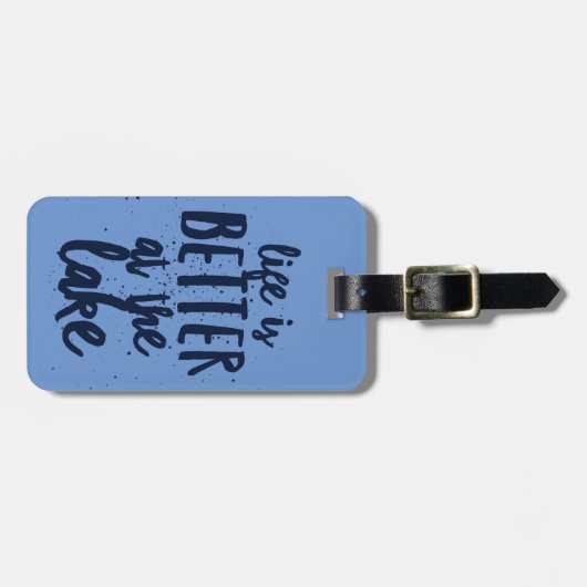 Am See Gepäckanhänger (Vorderseite horizontal)