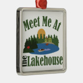 Am See-Haus Ornament Aus Metall (Rechts)