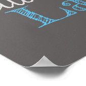 AM SEE IST DAS NÜCHENLEBEN BESSER | POSTER (Ecke)