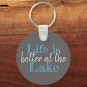 AM SEE IST DAS NÜCHENLEBEN BESSER | SCHLÜSSELANHÄNGER (Vorderseite)