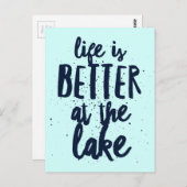 Am See Postkarte (Vorne/Hinten)