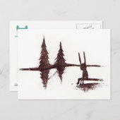 Am See Postkarte (Vorne/Hinten)