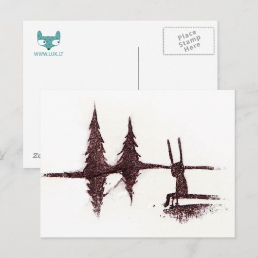 Am See Postkarte (Vorne/Hinten)