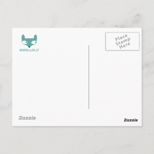 Am See Postkarte (Rückseite)