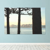 Am See Tahoe Leinwanddruck (Insitu (Holzboden))