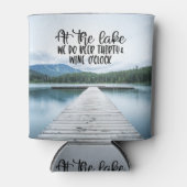 Am See We Door Beer 30 und Wine O'Clock L Dosenkühler (Vorderseite)