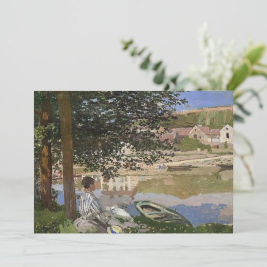 Am Seine-Ufer | Claude Monet (Stehend Vorderseite)