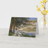 Am Seine-Ufer | Claude Monet Karte (Gelbe Blume)