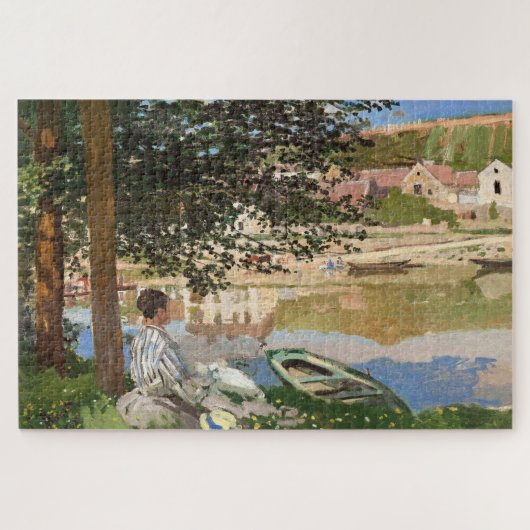 Am Seine-Ufer von Monet Puzzle (Horizontal)