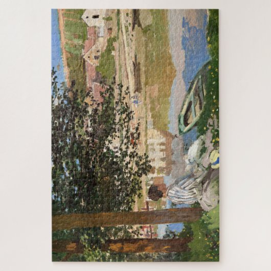 Am Seine-Ufer von Monet Puzzle (Vertikal)