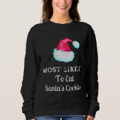 Am seltsamsten ist es, dass der Weihnachtsmann sei Sweatshirt (Vorderseite)