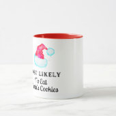 Am seltsamsten ist es, dass der Weihnachtsmann sei Tasse (Zentrum)