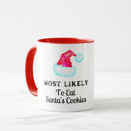 Am seltsamsten ist es, dass der Weihnachtsmann sei Tasse (Vorderseite Links)