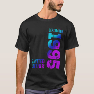 Am September 1995 Vintag 1995 Geburtenrückgang sei T-Shirt