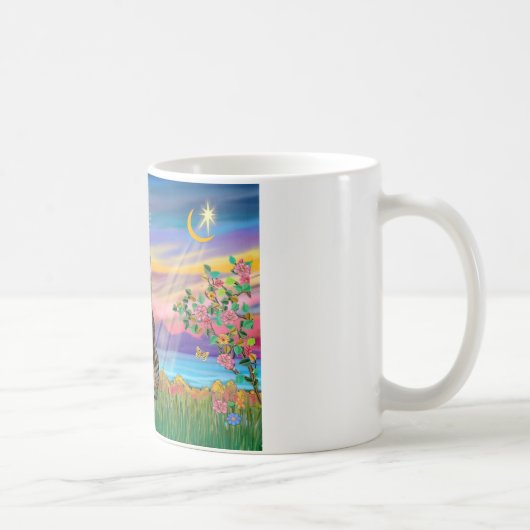 Am. SH Tabby Tiger Cat - Guardian Angel (#2) Kaffeetasse (Rechts)