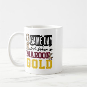 Am Spieltag Football Wir Tragen Maroon Und Gold Sc Kaffeetasse
